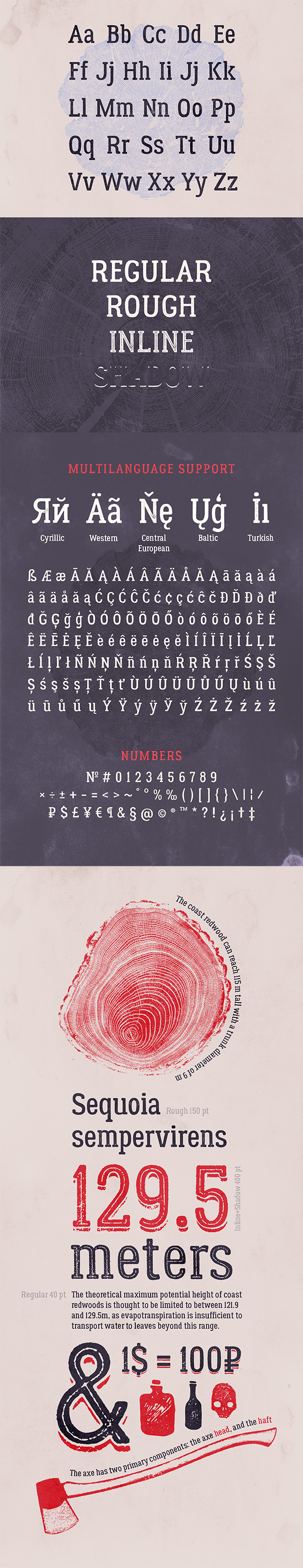 Lumberjack Font Font Slots