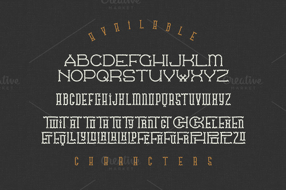 Traveller typeface 4