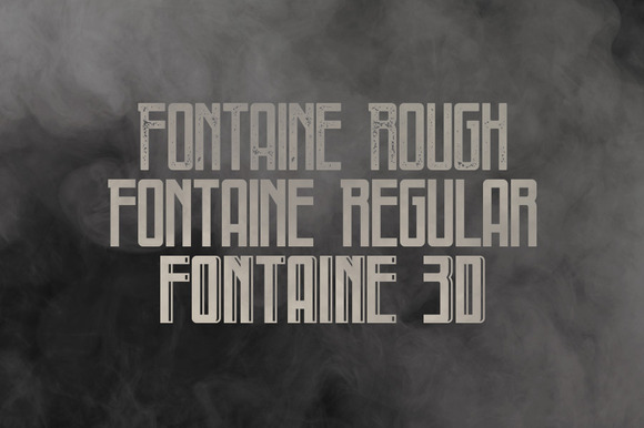 Fontaine Typeface Font