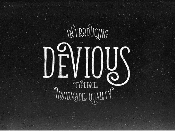 Devious Typeface